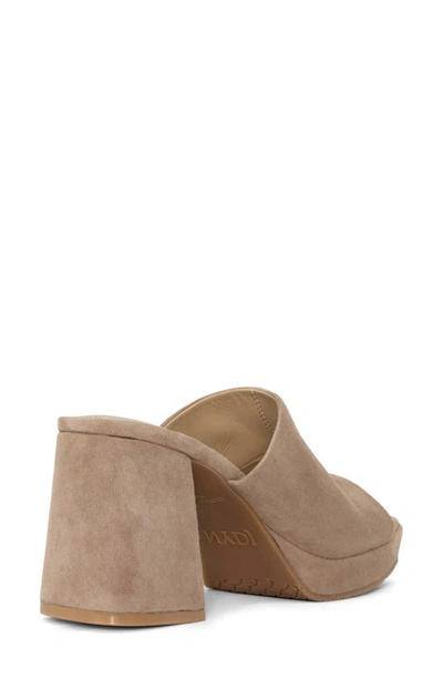 Nydj Dewi Platform Slide Sandal In Light Taupe