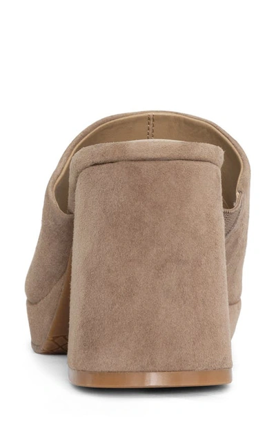 Nydj Dewi Platform Slide Sandal In Light Taupe