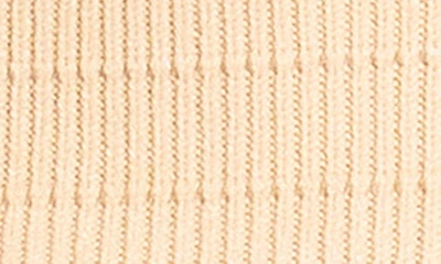 Shop Naked Wardrobe Stripe Knit Crop Top In Cream