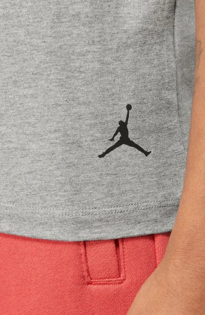 Shop Jordan Make Them Look Graphic T-shirt In Dark Grey Heather/ Black