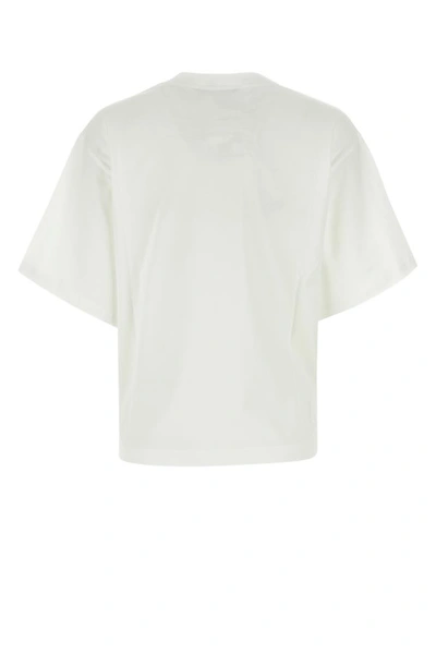 Shop Dolce & Gabbana Woman White Cotton T-shirt