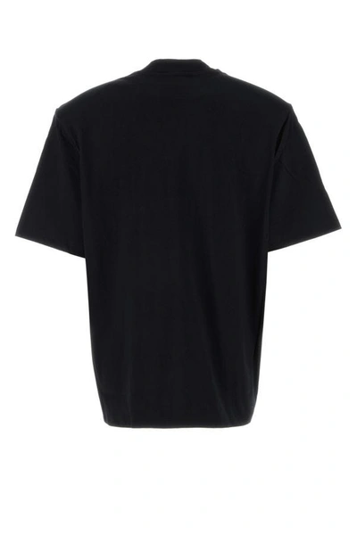 Shop Attico The  Woman Black Cotton Oversize Kilie T-shirt