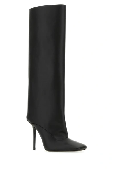 Shop Attico The  Woman Black Leather Sienna Boots