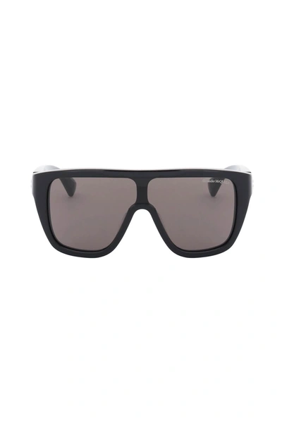 Shop Alexander Mcqueen Floating Skull Mask Sunglasses