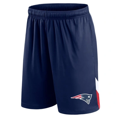 Shop Fanatics Branded Navy New England Patriots Slice Shorts