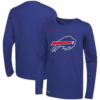 Shop Outerstuff Royal Buffalo Bills Side Drill Long Sleeve T-shirt