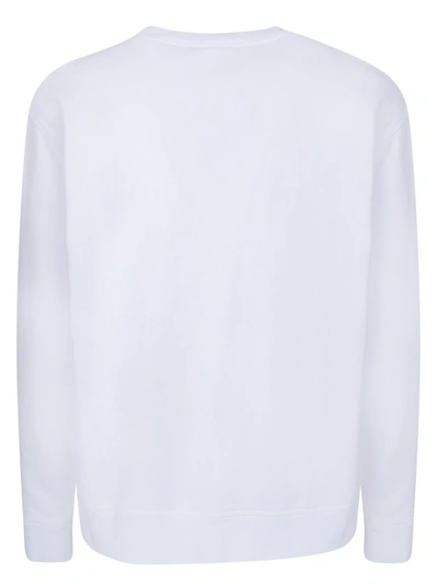 Shop Dsquared2 White Logo Print Sweatshirt