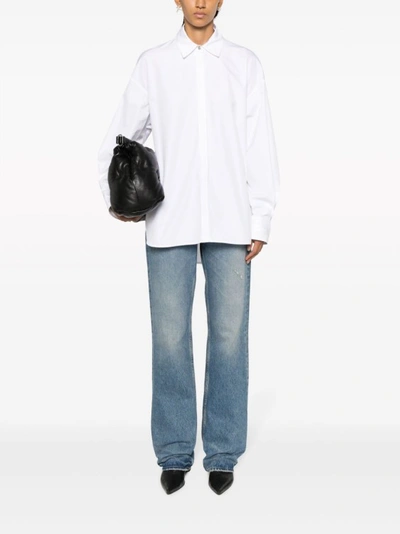 Shop Versace White Long Sleeve Shirt
