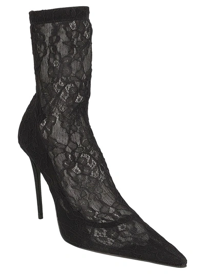 Shop Dolce & Gabbana Black Heeled Pumps