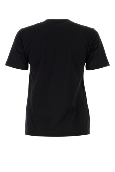 Burberry Black T-shirt With Bold Logo Design