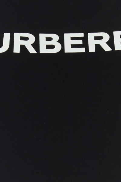 Burberry Black T-shirt With Bold Logo Design