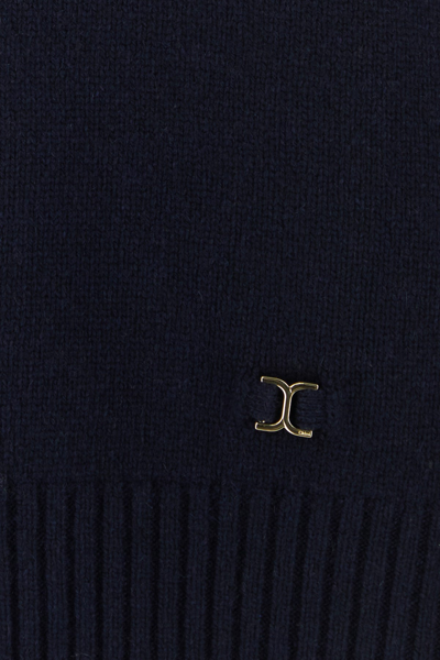 Chloé Chloe Women Midnight Blue Cashmere Blend Oversize Sweater
