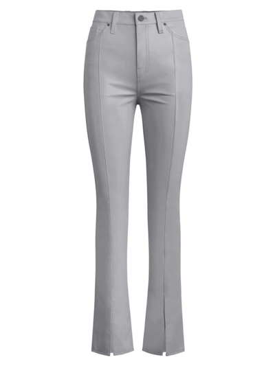 Shop Hudson Women's Harlow Coated Faux Leather Pants In Ultimate Gray