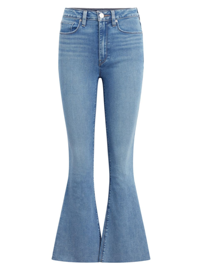 Shop Hudson Women's Holly High-rise Flared Jeans In Snow Angel