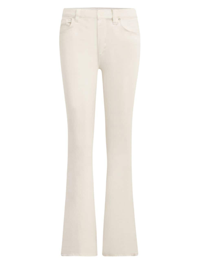 Shop Hudson Women's Holly High-rise Flared Jeans In Egret