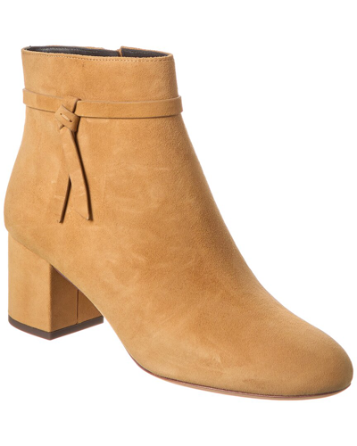 Shop Kate Spade New York Knott Mid Suede Bootie In Brown