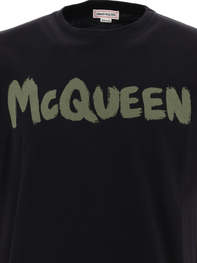 Shop Alexander Mcqueen Alexander Mc Queen Mc Queen Graffiti T Shirt