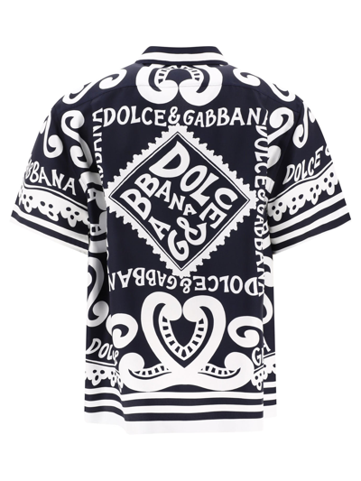 Shop Dolce & Gabbana Marina Print Hawaii Shirt