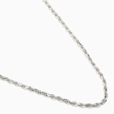 Shop Emanuele Bicocchi 925 Sterling Silver Rope Chain Necklace