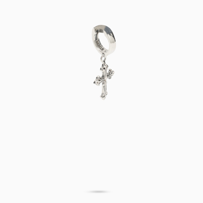 Shop Emanuele Bicocchi Avelli Silver 925 Cross Earring