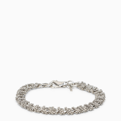 Shop Emanuele Bicocchi Silver 925 Intricate Chain Bracelet