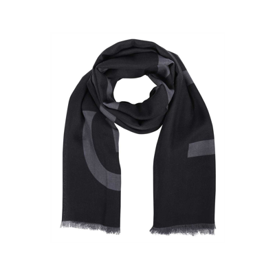 Givenchy Logo Scarf Men In Black