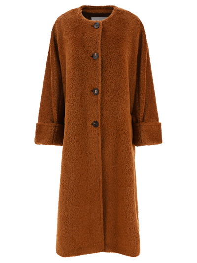 Shop Max Mara Oversized Alpaca And Wool Coat