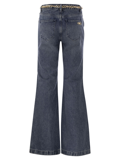 Shop Michael Kors Denim Flair Jeans With Belt