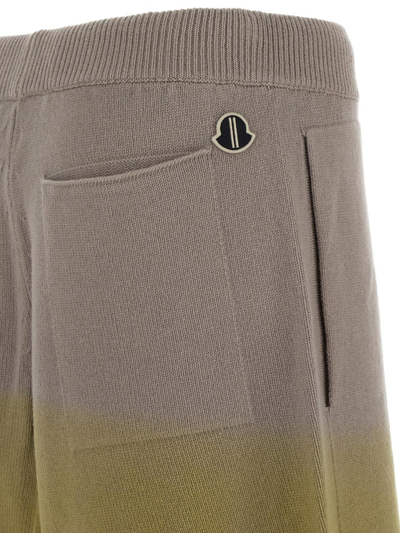 Shop Moncler Genius Long Boxer Short In Beige