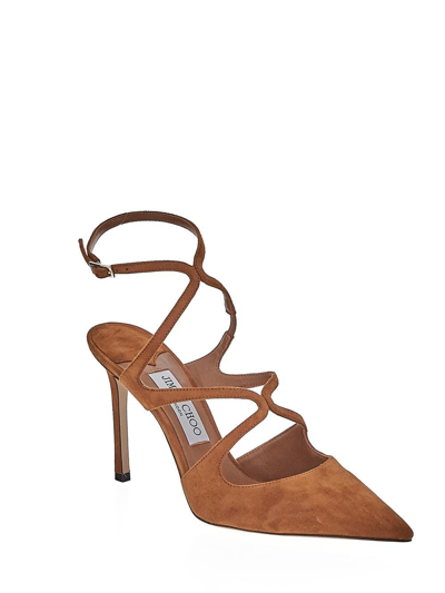 Shop Jimmy Choo Azia Pump In Brown