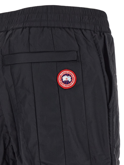 Shop Canada Goose Carlyle Quilted Pant In Black