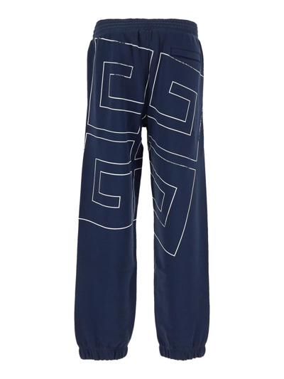 Shop Givenchy Logo Sweatpant In Blue