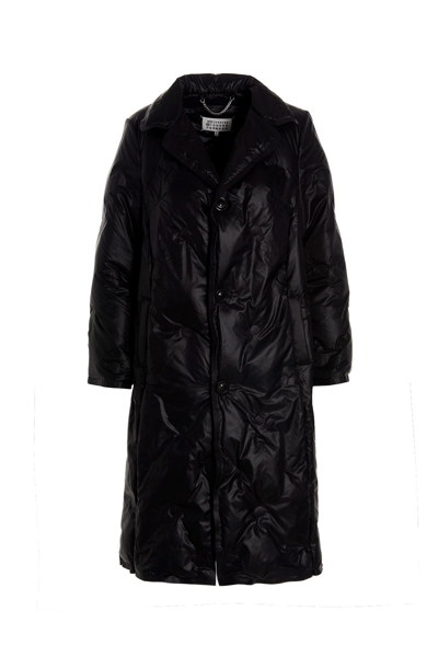 Shop Maison Margiela Women Padded Coat In Black