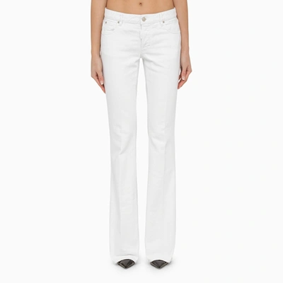 Shop Dsquared2 White Denim Trousers