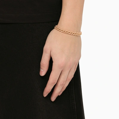 Shop Emanuele Bicocchi Essential Knots Bracelet In 925 Gold Plated Silver