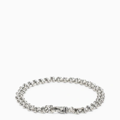 Shop Emanuele Bicocchi Essential Knots Bracelet In 925 Silver