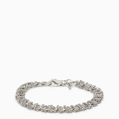 Shop Emanuele Bicocchi Silver 925 Intricate Chain Bracelet
