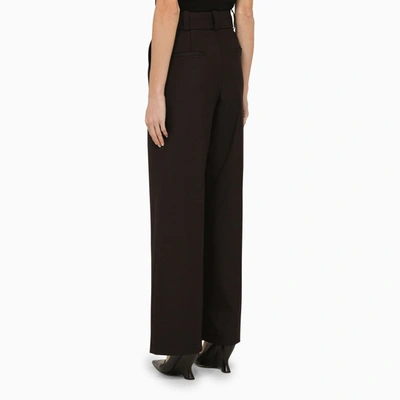 Shop Ivy & Oak Ivy Oak Dark Burgundy Palazzo Pant