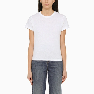 Shop Khaite White Cotton T Shirt