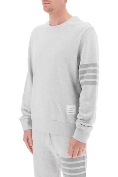 Shop Thom Browne Cotton 4 Bar Sweatshirt