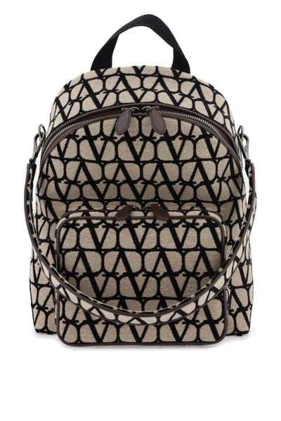 Shop Valentino Garavani Toile Iconographe Backpack