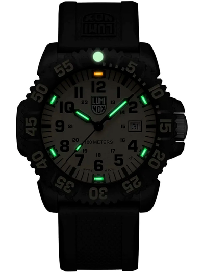 Pre-owned Luminox Sea Lion Rotating Bezel Men's Military Yellow Dial Watch X2.2055.1