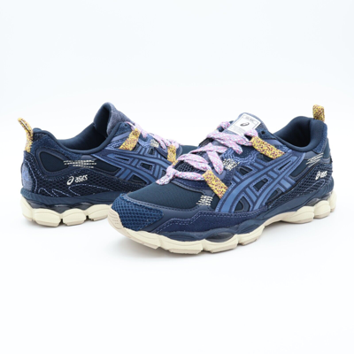 Pre-owned Asics 1203a308-400 Fujitaka Towel  Gel-nyc French Blue Grand Shark (men's)
