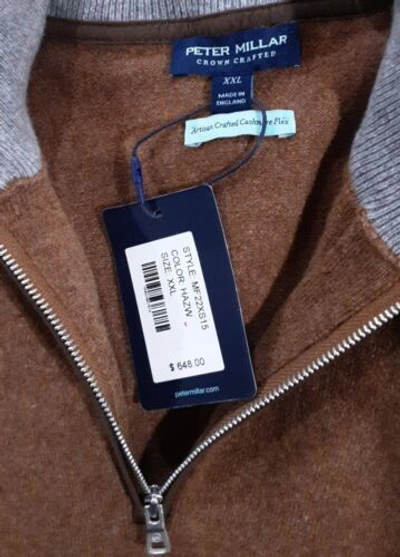 Pre-owned Peter Millar Artisan Crafted Cashmere Flex Sweater In Hazelwood Xxl. $648.