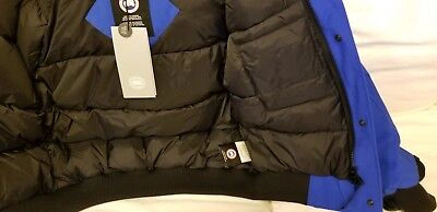 Pre-owned Canada Goose Latest Grey Label Polar Bear  Blue Label Pbi Chilliwack Small Parka In Royal Blue (polar Bear Limited Edition) Pbi