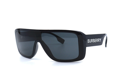 Pre-owned Burberry Be4401u 300187 Black Grey Authentic Sunglasses 59-16 In Gray