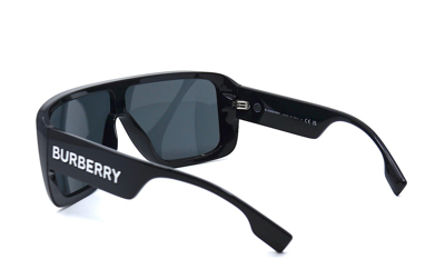 Pre-owned Burberry Be4401u 300187 Black Grey Authentic Sunglasses 59-16 In Gray