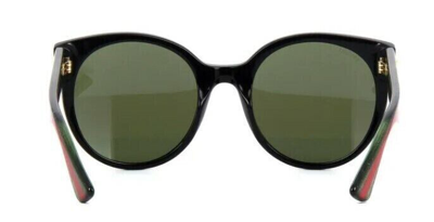 Pre-owned Gucci Original  Sunglasses Gg0035sn 002 Black Frame Green Gradient Lens 54mm