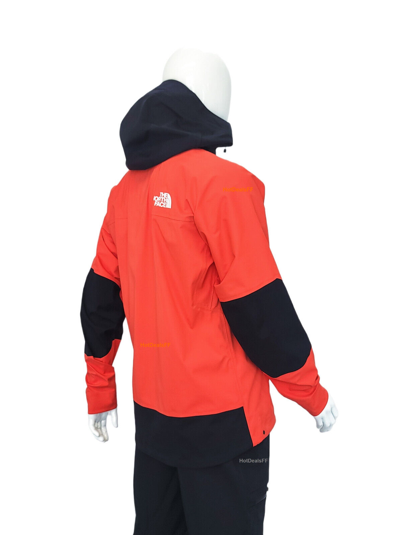 Pre-owned The North Face Men's Summit L5 Dryvent Waterproof Shell Ski Jacket, $600, Flare In Orange