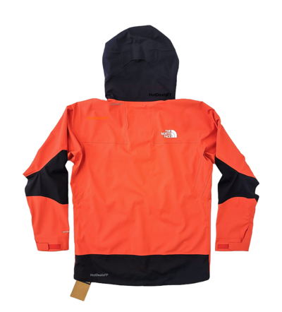 Pre-owned The North Face Men's Summit L5 Dryvent Waterproof Shell Ski Jacket, $600, Flare In Orange